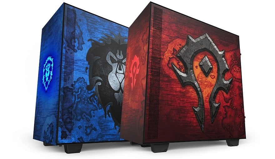 NZXT trình làng thùng máy H510 World of Warcraft với 2 phiên bản Alliance và Horde chất lừ, giới hạn chỉ 1000 cái