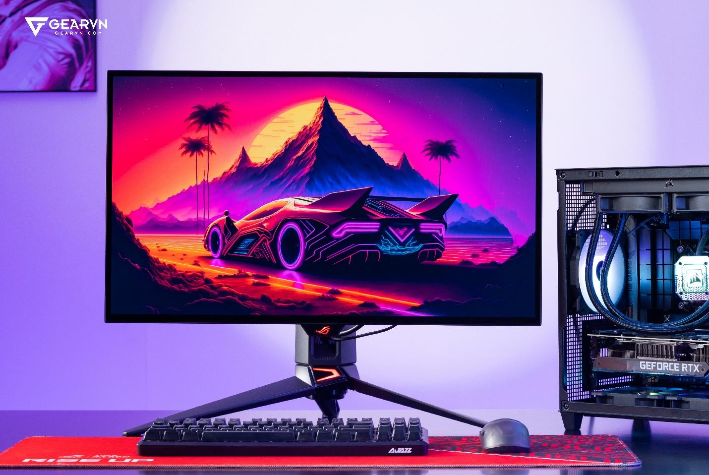 ASUS ROG Swift PG27AQDM – Màn hình gaming OLED 2K@240Hz tối thượng cho game thủ leo top, giá 30 triệu