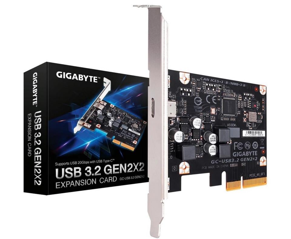 Gigabyte ra mắt card mở rộng đầu tiên trên thế giới biến PCIe thành USB 3.2 Gen 2x2 tốc độ 20Gbps