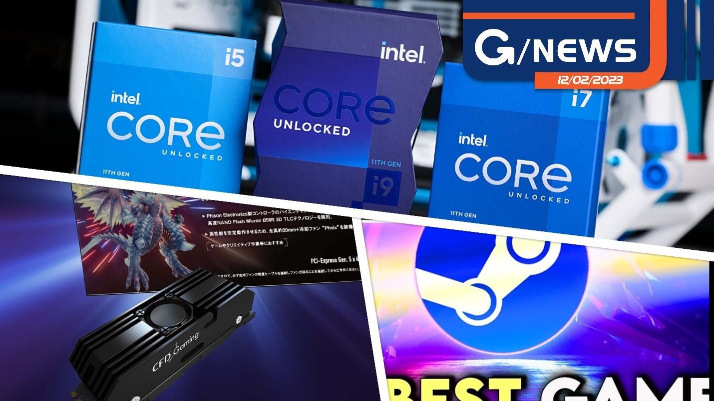 Tổng hợp tin công nghệ trong tuần: SSD PCIe 5.0 ồn nhức óc; Chơi 900 game Steam demo; Intel từ biệt “Rocket Lake”