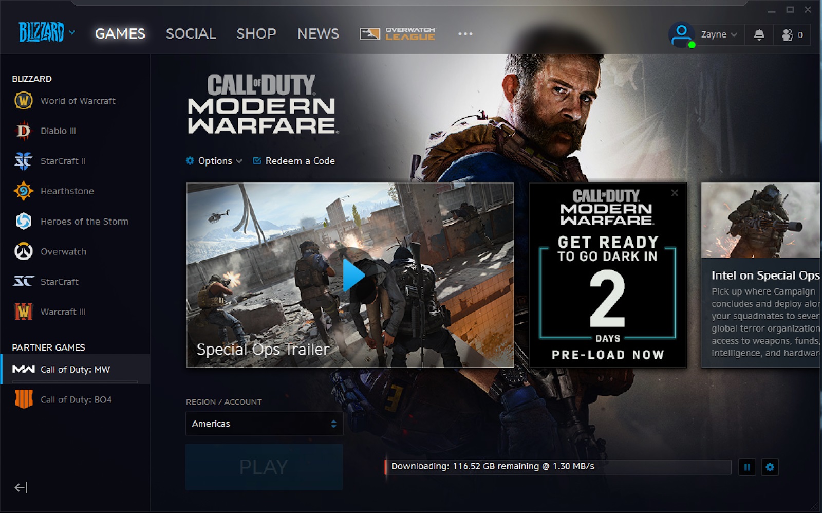 [Tin vui] Call of Duty: Modern Warfare (PC) “chỉ” cần 128GB ổ cứng