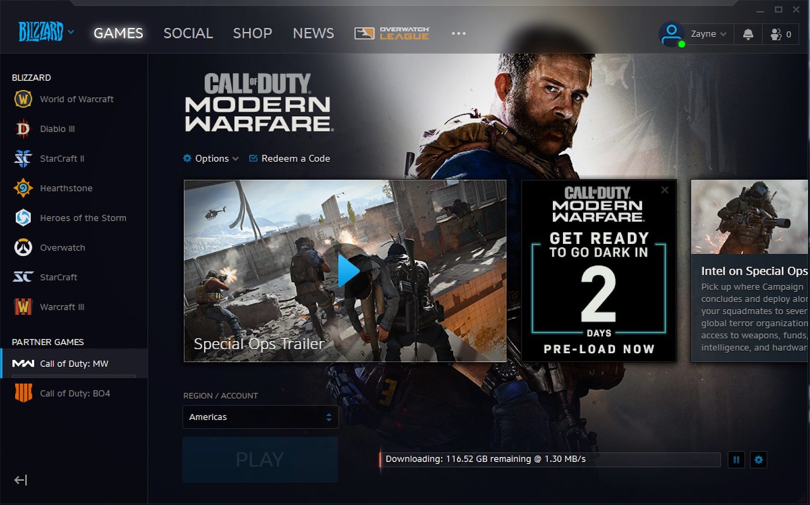 [Tin vui] Call of Duty: Modern Warfare (PC) “chỉ” cần 128GB ổ cứng