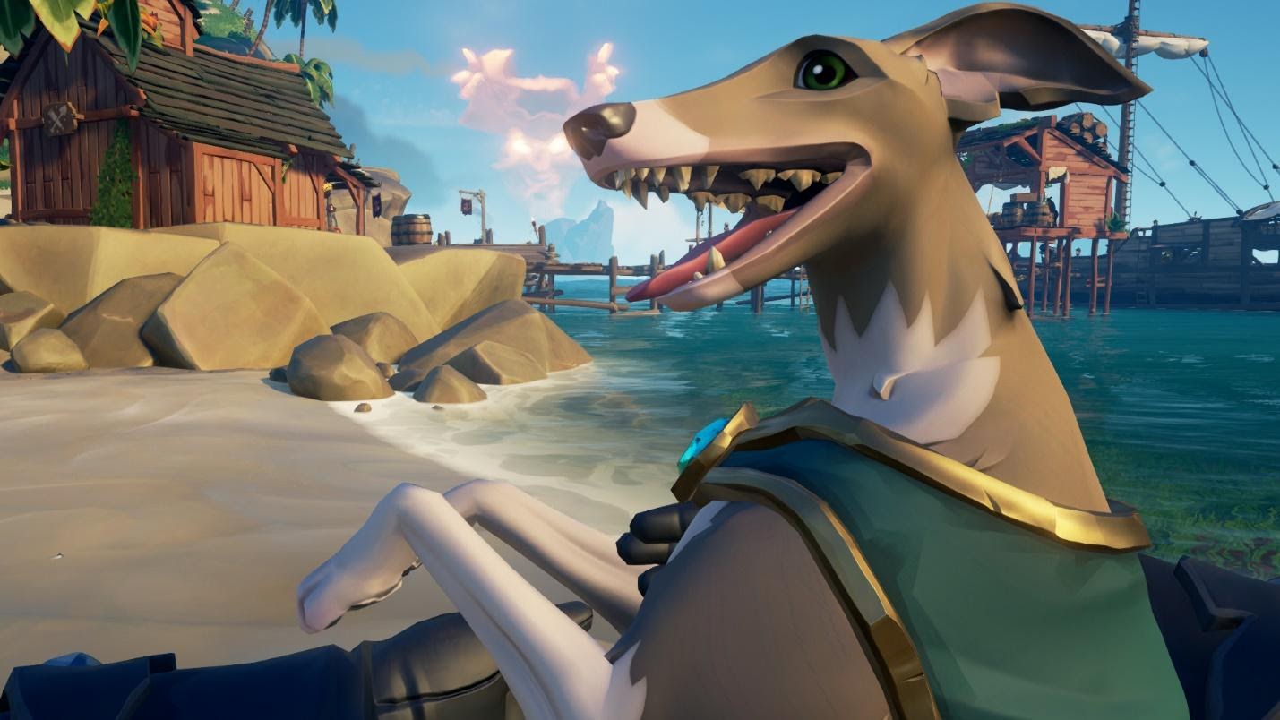Xuất hiện loạt cún hải tặc cực đáng yêu trong tựa game cướp biển Sea of Thieves