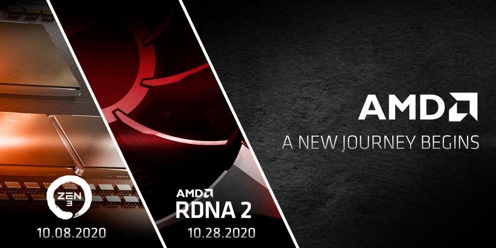 AMD tuyên bố sẽ “nhuộm đỏ” tháng 10 với CPU Ryzen “Zen 3” và card đồ họa Radeon RX “RDNA 2”