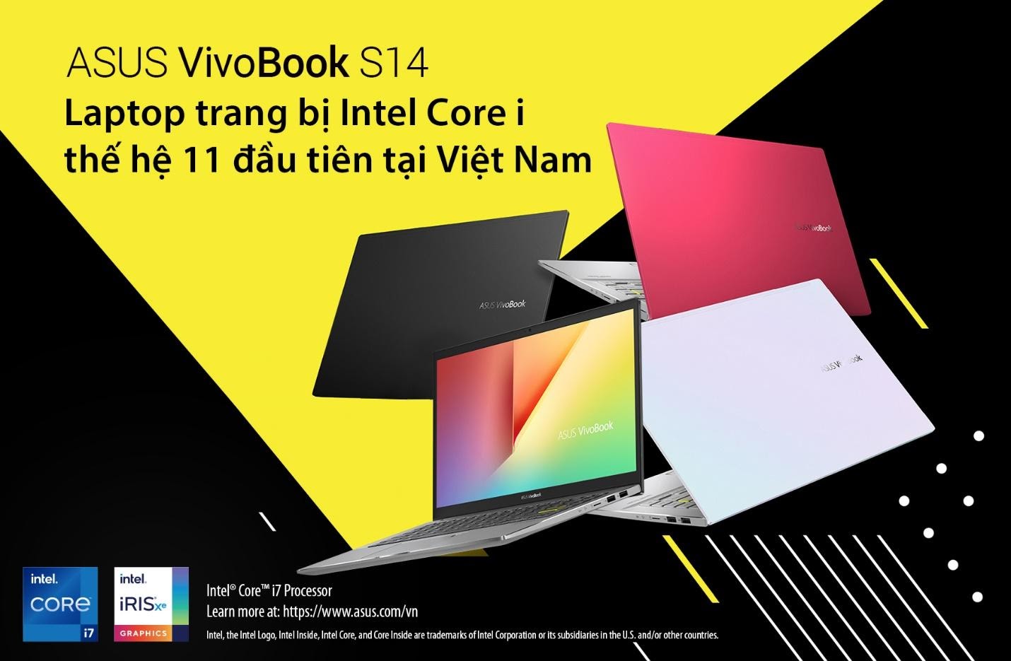 ASUS VivoBook S14 - Laptop đầu tiên tại Việt Nam trang bị CPU Intel Core thế hệ 11