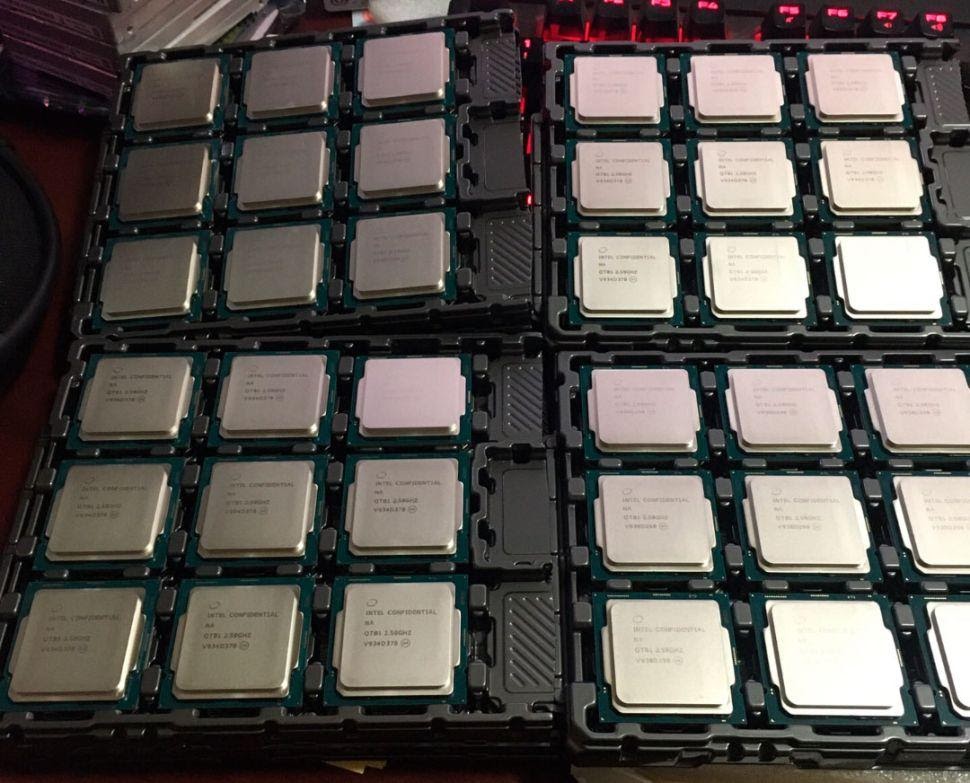 Intel chưa ra mắt mà thương gia Trung Quốc đã rao bán số lượng lớn CPU Core i thế hệ 10