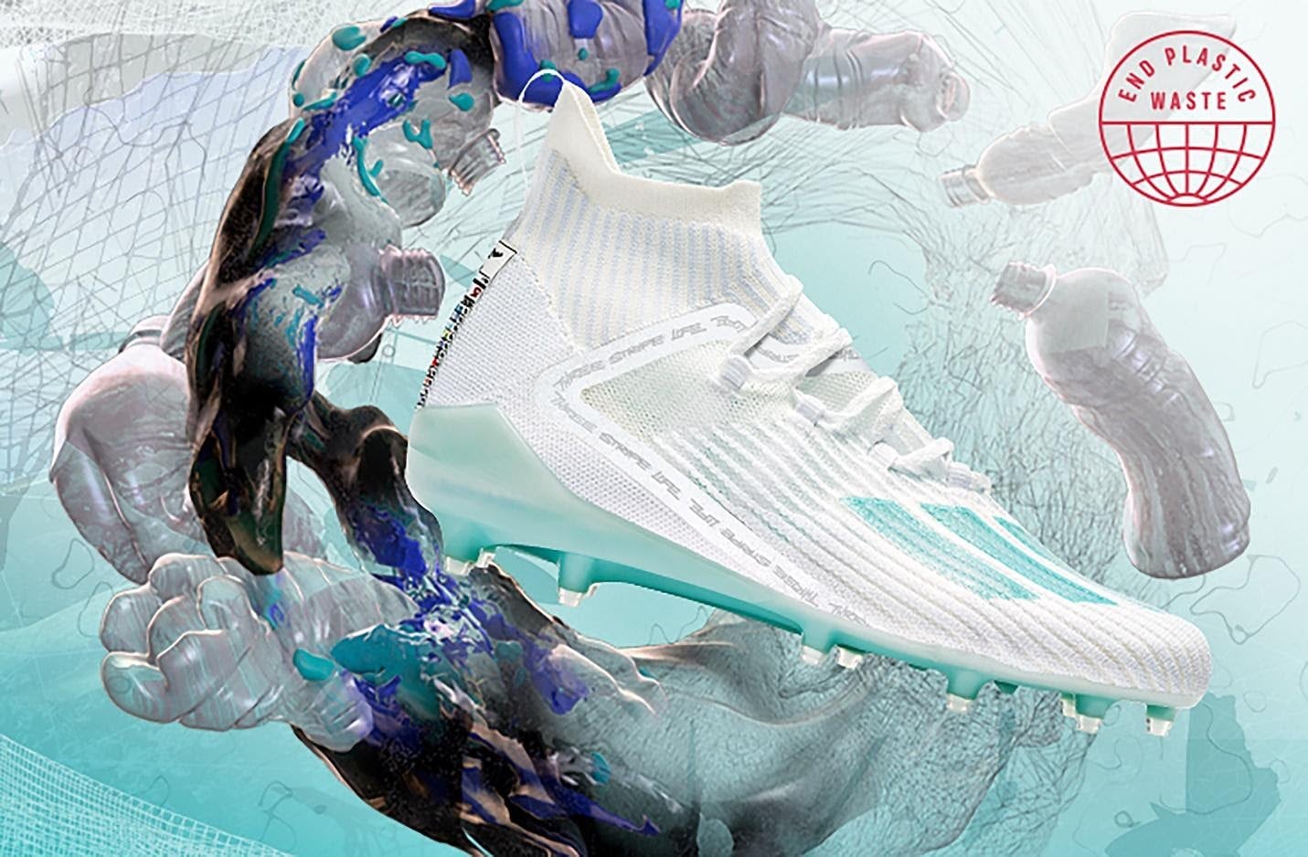 Adidas giới thiệu 2 loại vải mới Primeblue và Primegreen được làm từ 100% nhựa tái chế