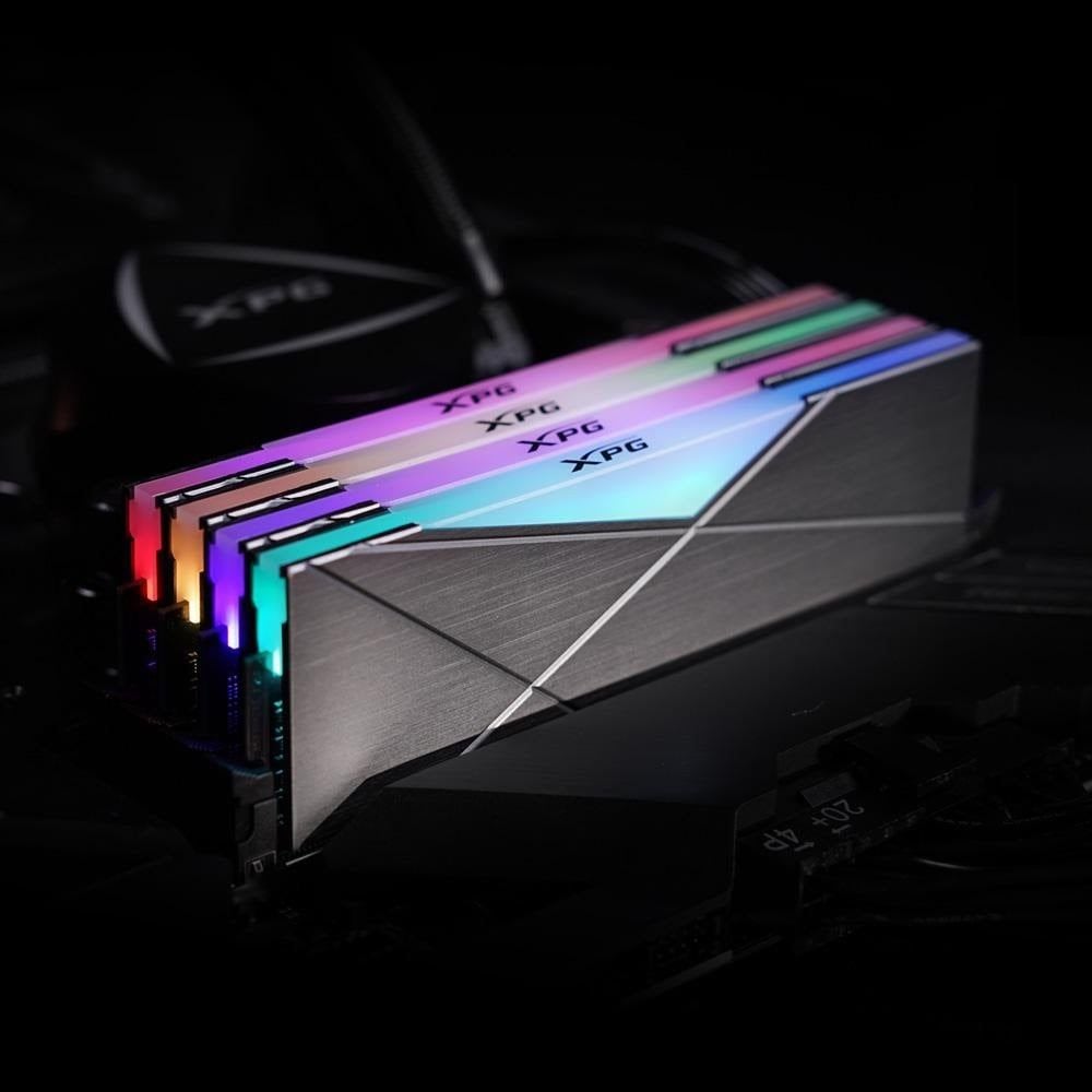 Xuất hiện RAM hiệu năng cao XPG SPECTRIX D50 DDR4 RGB 32GB 4800MHz, thiết kế tản nhiệt hình học cực đẹp