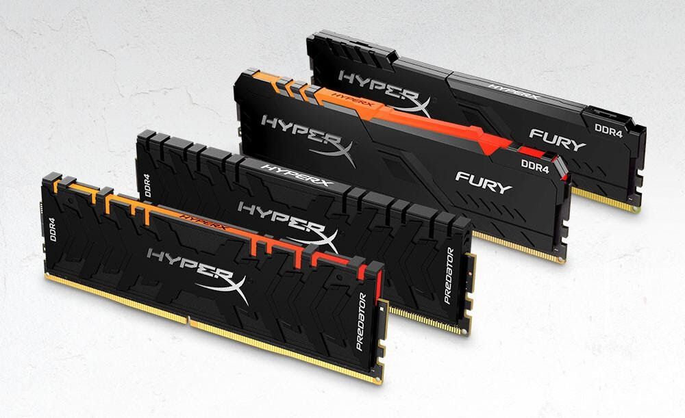 HyperX nâng cấp dòng RAM Predator RGB và FURY RGB với tốc độ lên đến 4800MHz và dung lượng đến 256GB