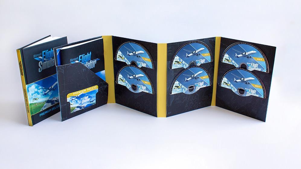 Tựa game “2 triệu GB” Microsoft Flight Simulator tung phiên bản 10 đĩa DVD chứa đến 90 GB dữ liệu