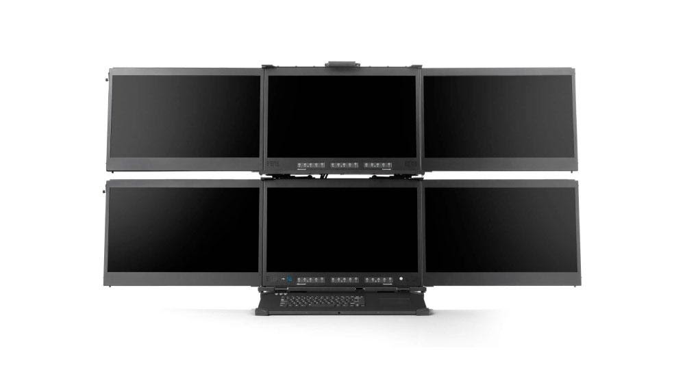 Xuất hiện “laptop” siêu khủng a-X2P nặng đến 22 kg, hỗ trợ tối đa 6 màn hình và 2 CPU EPYC, giá từ 9897 đô