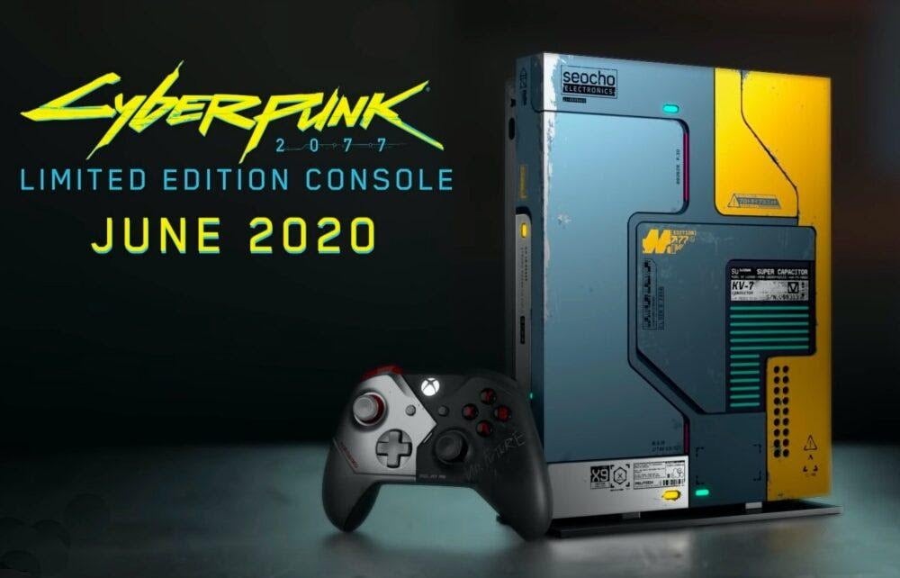 Microsoft trình làng Xbox One X phiên bản giới hạn Cyberpunk 2077 cực ngầu được khắc laser và có decal dạ quang