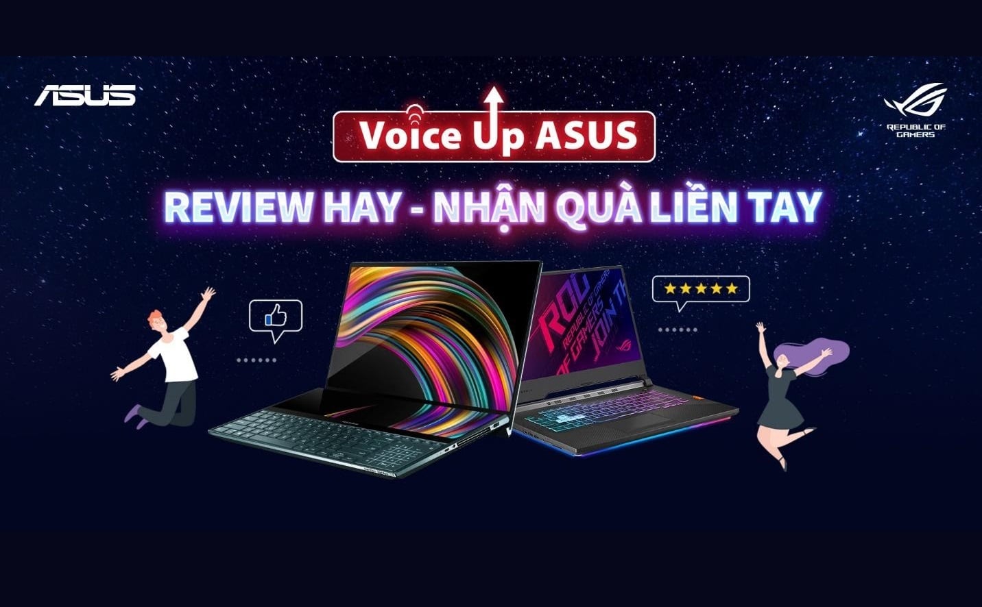 Asus tổ chức sự kiện "Review hay – Nhận quà liền tay”, mời anh em thể hiện tài năng để nhận quà hấp dẫn