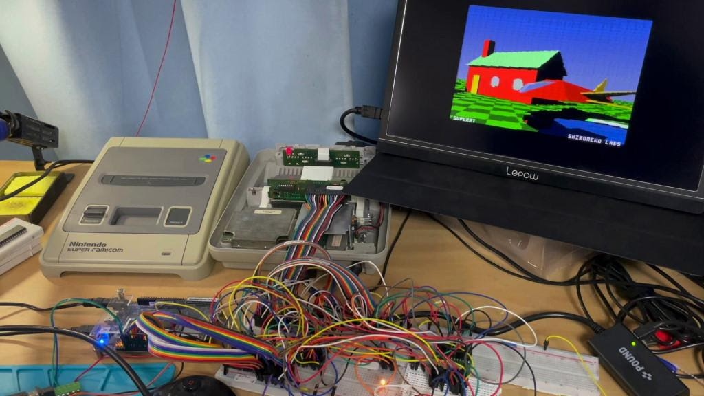 Không cần card xịn, thanh niên dùng máy Super Nintendo 30 năm tuổi vẫn chiến được game ray tracing