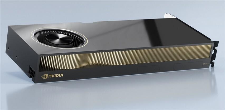 Xuất hiện card NVIDIA RTX A6000 trang bị đến 48 GB VRAM, giá 5500 đô