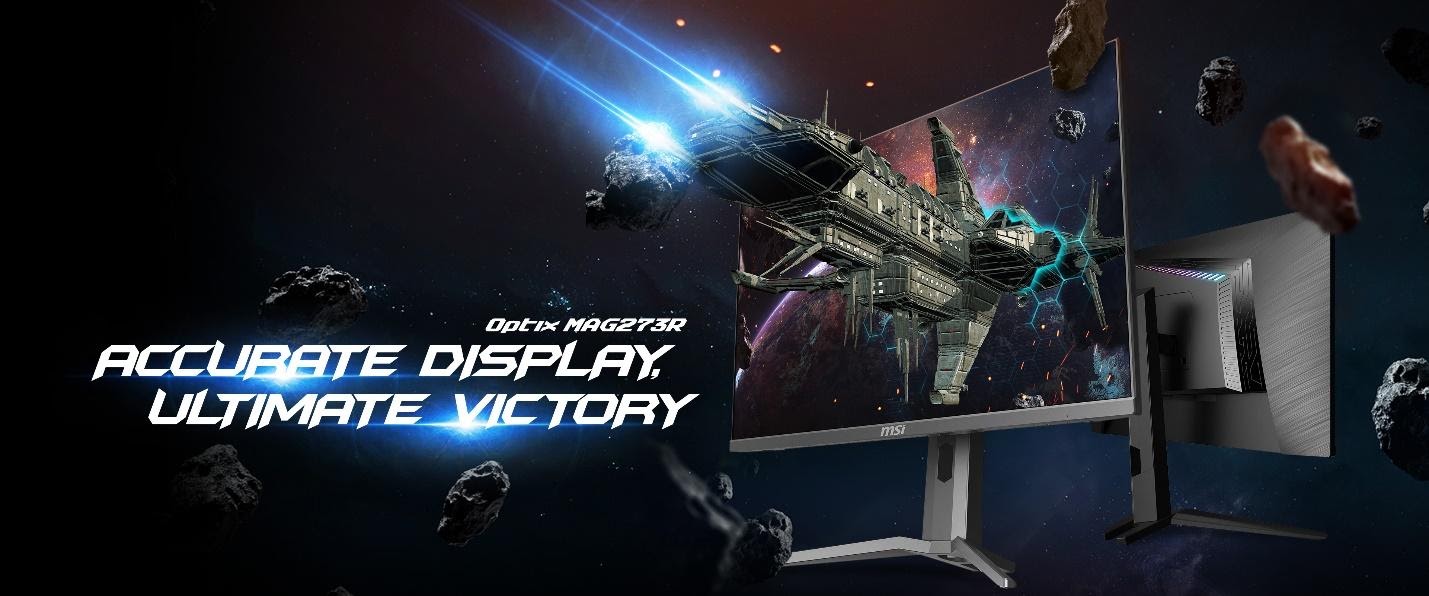 Xuất hiện bộ đôi màn hình IPS 1ms MSI Optix MAG273 và MAG273R cho game thủ eSports