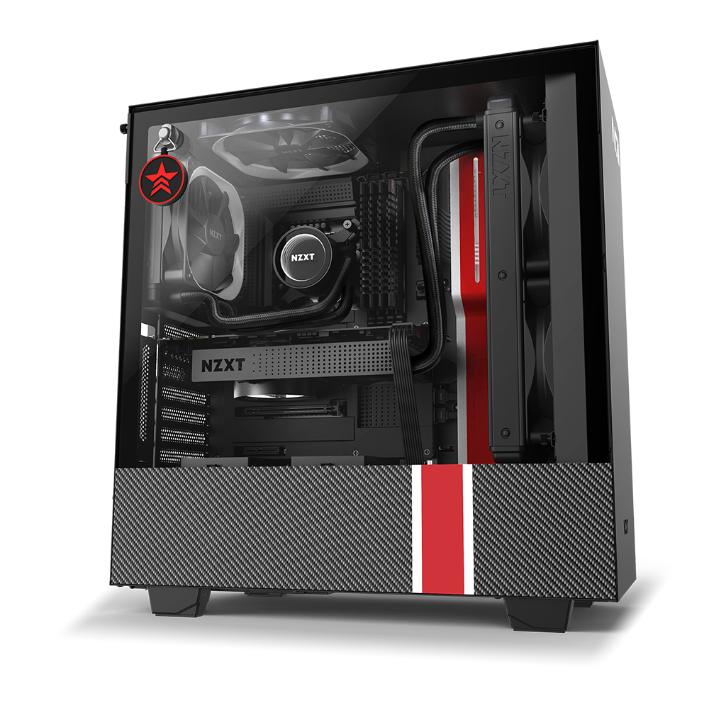 NZXT ra mắt thùng PC Mass Effect vân carbon cực ngầu, chỉ bán 500 chiếc, giá 200 đô