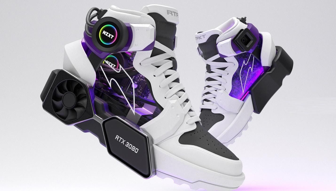 Xuất hiện đôi sneakers RTFKT x NZXT Drip cực “cool ngầu” dành cho tín đồ PC Master Race