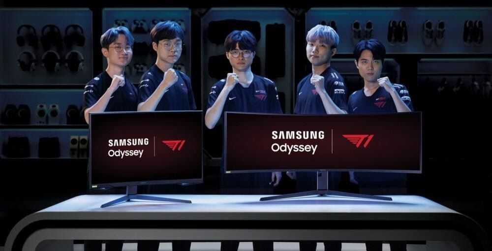 Samsung hỗ trợ T1 tiếp bước vinh quang với hai mẫu màn hình cong gaming QLED Odyssey G7 và G9 xịn sò