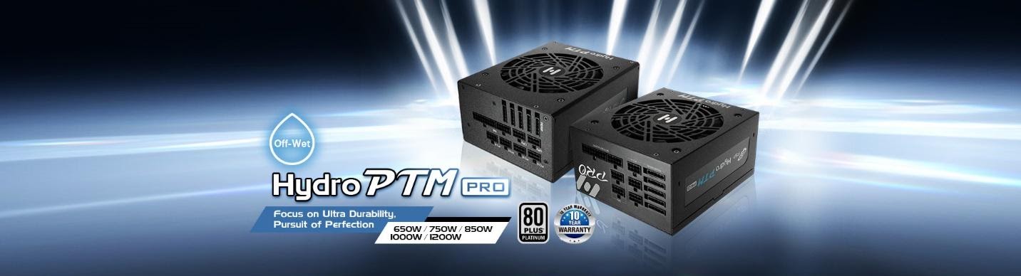 FSP ra mắt Hydro PTM Pro - nguồn 80 PLUS Platinum chống ẩm 10 năm, 1200 W giá 5,3 triệu
