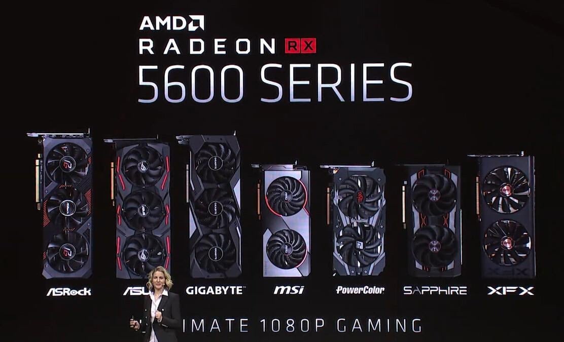 [CES 2020] AMD công bố card màn hình Radeon RX 5600 XT, đánh bại NVIDIA GTX 1660 Ti đầu bảng với cùng mức giá