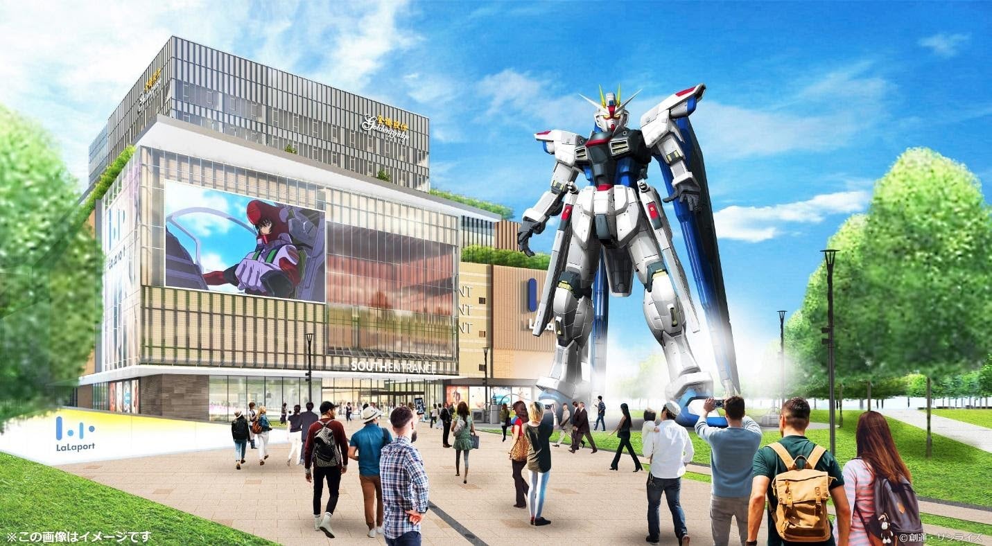 Mô hình Gundam khổng lồ tỷ lệ 1:1 sẽ xuất hiện tại Thượng Hải, Trung Quốc