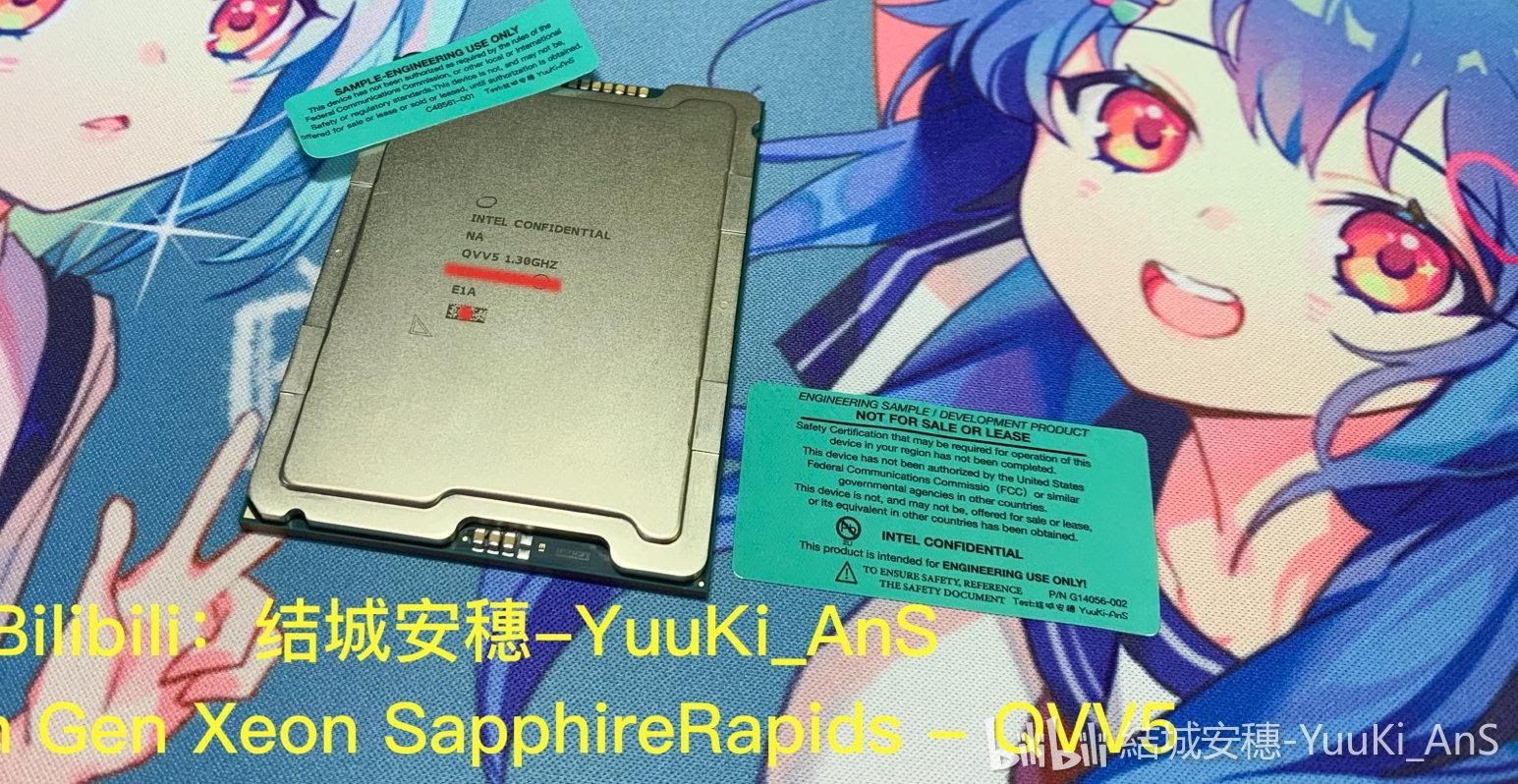 CPU Intel Xeon Sapphire Rapids-SP lộ diện trên trang blog Trung Quốc, to bằng cả bàn tay