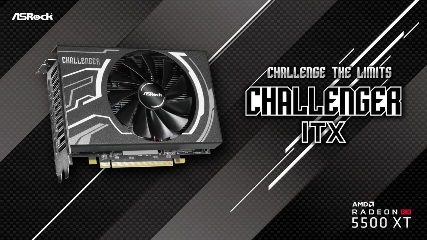 ASRock trình làng card AMD Radeon RX 5500 XT Challenger ITX nhỏ xinh chiến eSport bao mượt