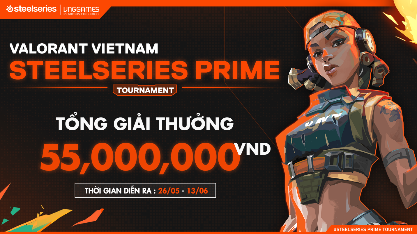 Giải đấu Valorant Vietnam: Steelseries Prime Tournament đã khởi tranh, mời bạn trổ tài dự đoán để rinh chuột gaming Steelseries Aerox 3 RGB