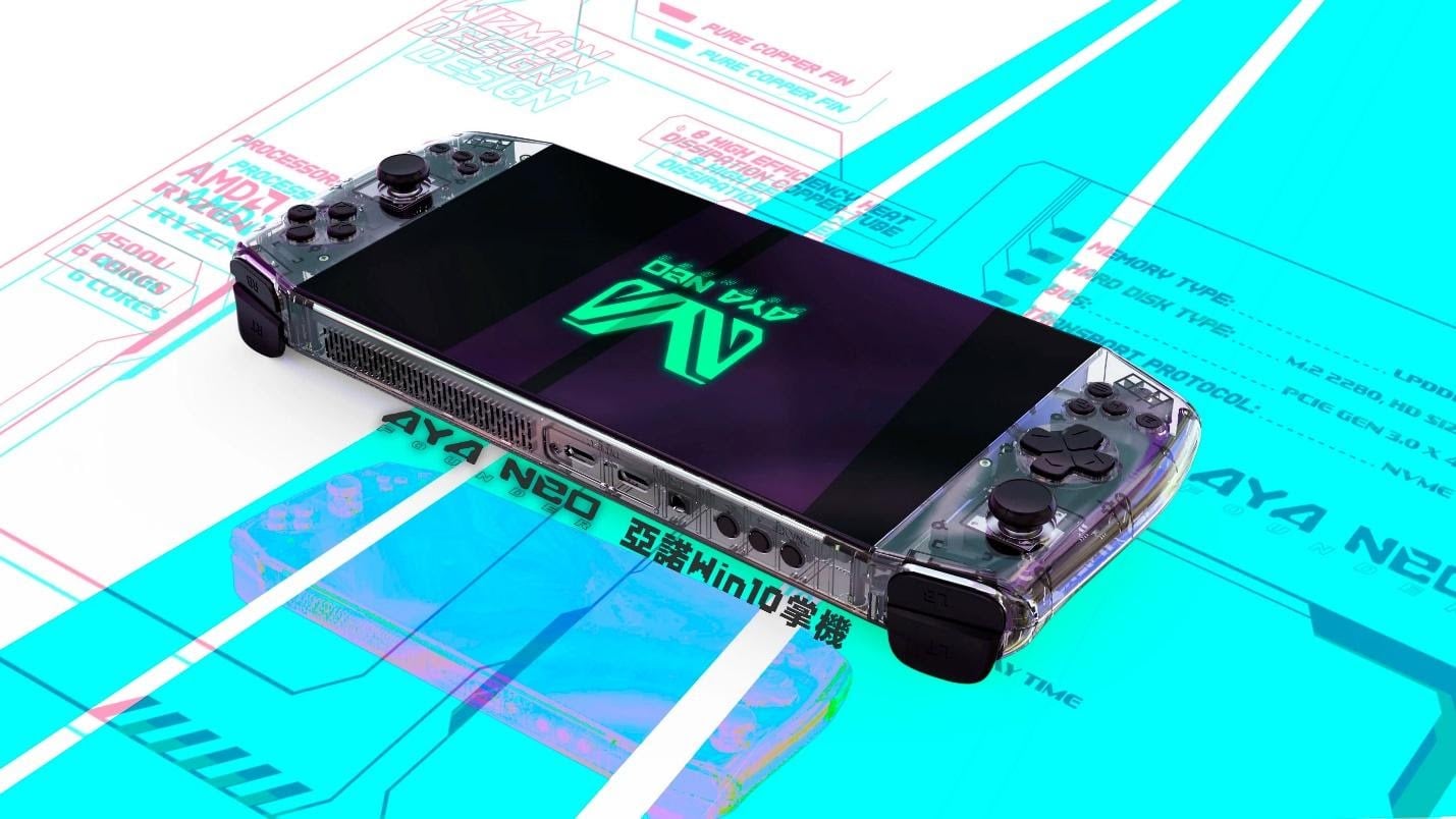 Xuất hiện máy chơi game Trung Quốc “nhái” Nintendo Switch, gắn chip AMD Ryzen 5 4500U, rất tiếc anh em chưa thể mua được