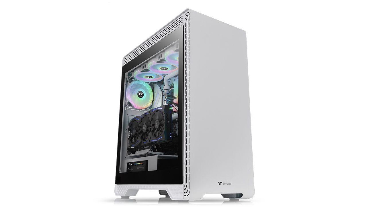 Thermaltake công bố thùng máy S500 phiên bản trắng tinh khôi: tùy biến đa dạng, gắn được những 2 quạt 200mm
