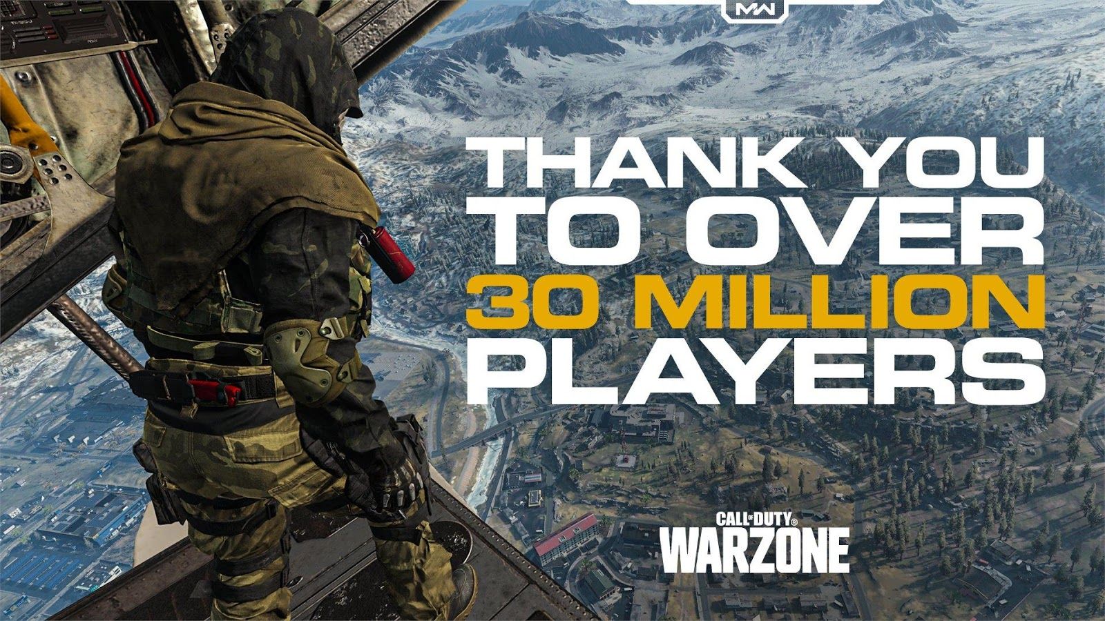 Tựa game battle royale đình đám Call of Duty: Warzone cán mốc 30 triệu người chơi chỉ sau 10 ngày ra mắt