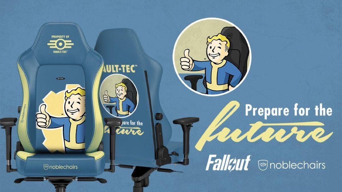 Noblechairs bắt tay Bethesda ra mắt ghế gaming Fallout cho game thủ đón hè