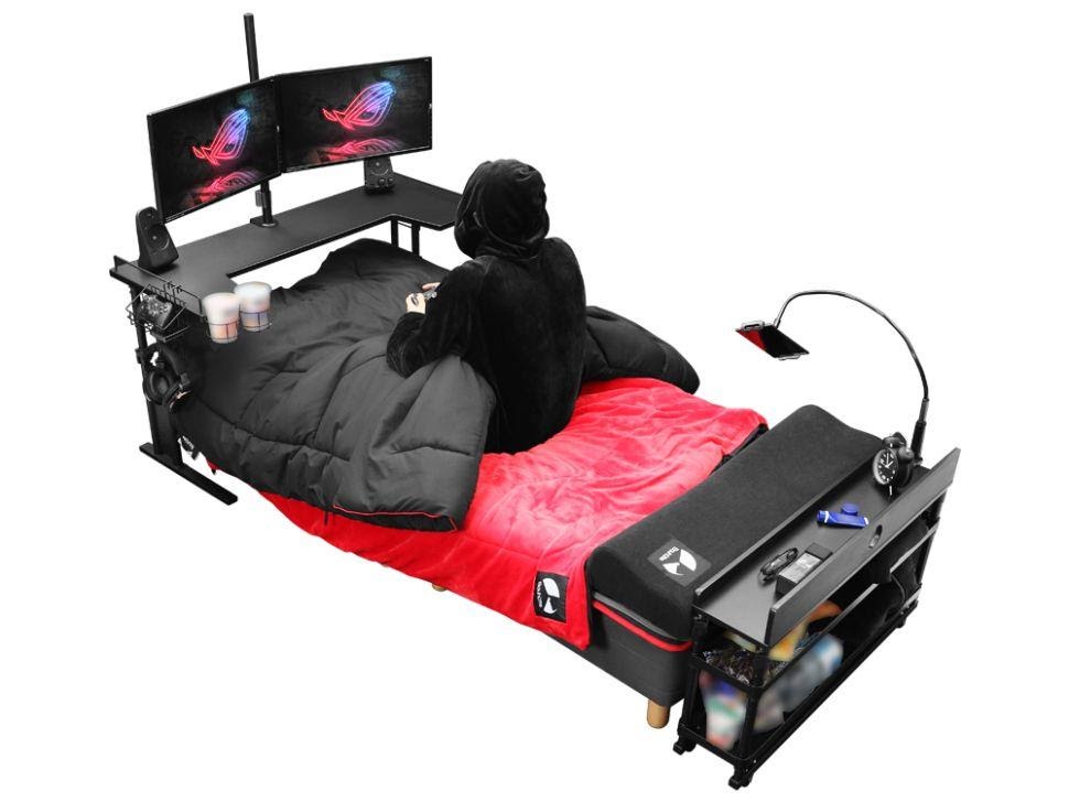 Bất ngờ xuất hiện “giường gaming” được trang bị tận răng dành cho game thủ siêu hardcore