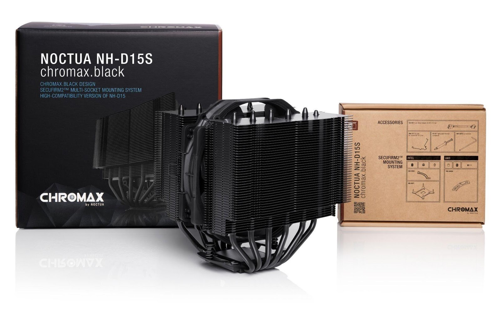 Noctua trình làng tản nhiệt khí NH-D15S và NH-U9S chromax.black đen huyền bí, hiệu năng vẫn đỉnh