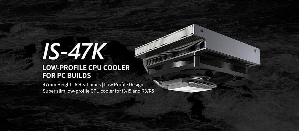 ID-COOLING ra mắt tản nhiệt siêu lùn 47mm, 6 ống đồng, “chấp” CPU 130W TDP, giá 45 đô