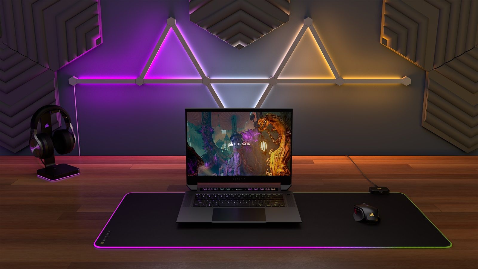 CORSAIR hợp tác Nanoleaf, lan rộng trải nghiệm ánh sáng và thế giới ảo trong căn nhà bạn