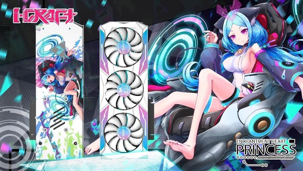 Xuất hiện card đồ họa Maxsun RTX 3060 Ti phiên bản công chúa anime waifu Enchantment Heart cực hấp dẫn