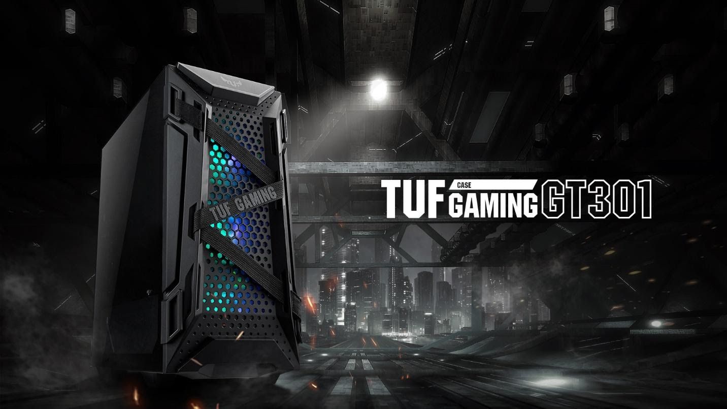 ASUS trình làng thùng máy cực hầm hố TUF Gaming GT301 “tặng kèm” tới 4 quạt và móc treo tai nghe