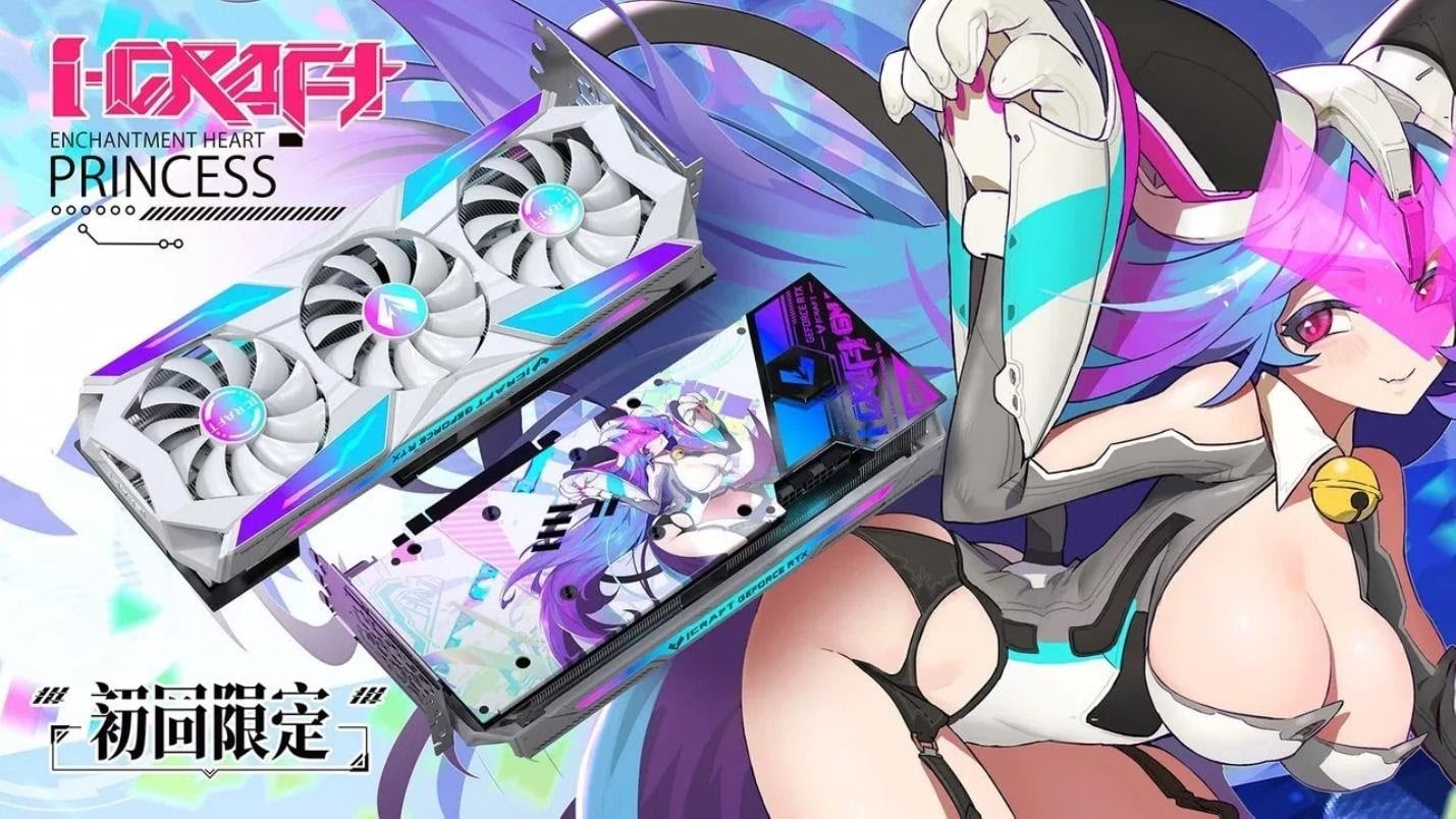 Xuất hiện card đồ họa NVIDIA RTX 3080 phiên bản "Enchantment Heart Princess" dành cho fan anime