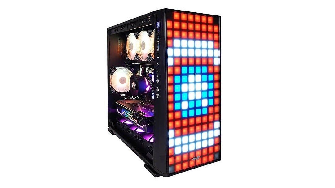 InWin ra mắt mẫu case 309 Gaming Edition siêu độc với màn hình ma trận 40Hz 144 bóng LED
