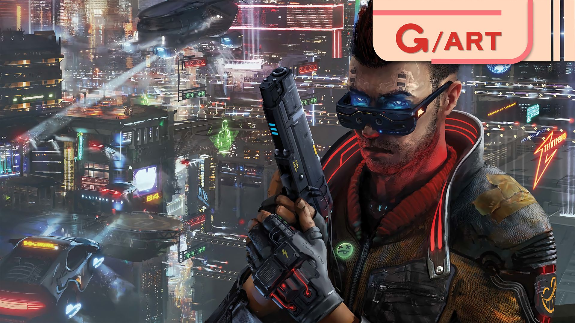 Vì ai cũng cần desktop ấn tượng, mời tải bộ hình nền thành phố Cyberpunk