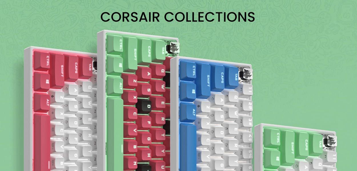 Corsair ra mắt dòng bàn phím K65 RGB Flavor Rush với keycap rực rỡ sắc màu