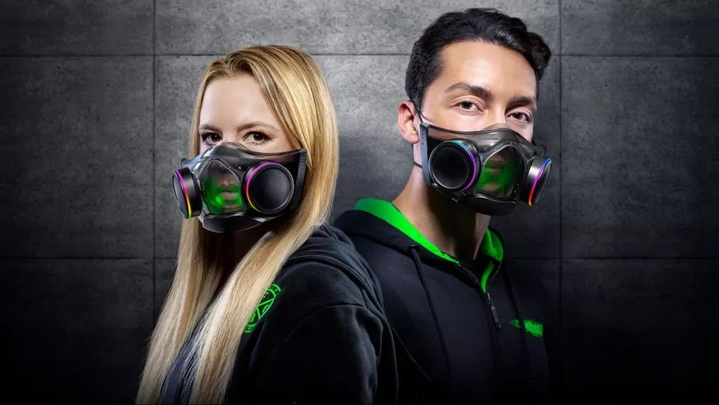 Razer ra mắt khẩu trang Zephyr, có quạt thông gió, LED Chroma RGB, tương đương N95 và giá từ 100 đô