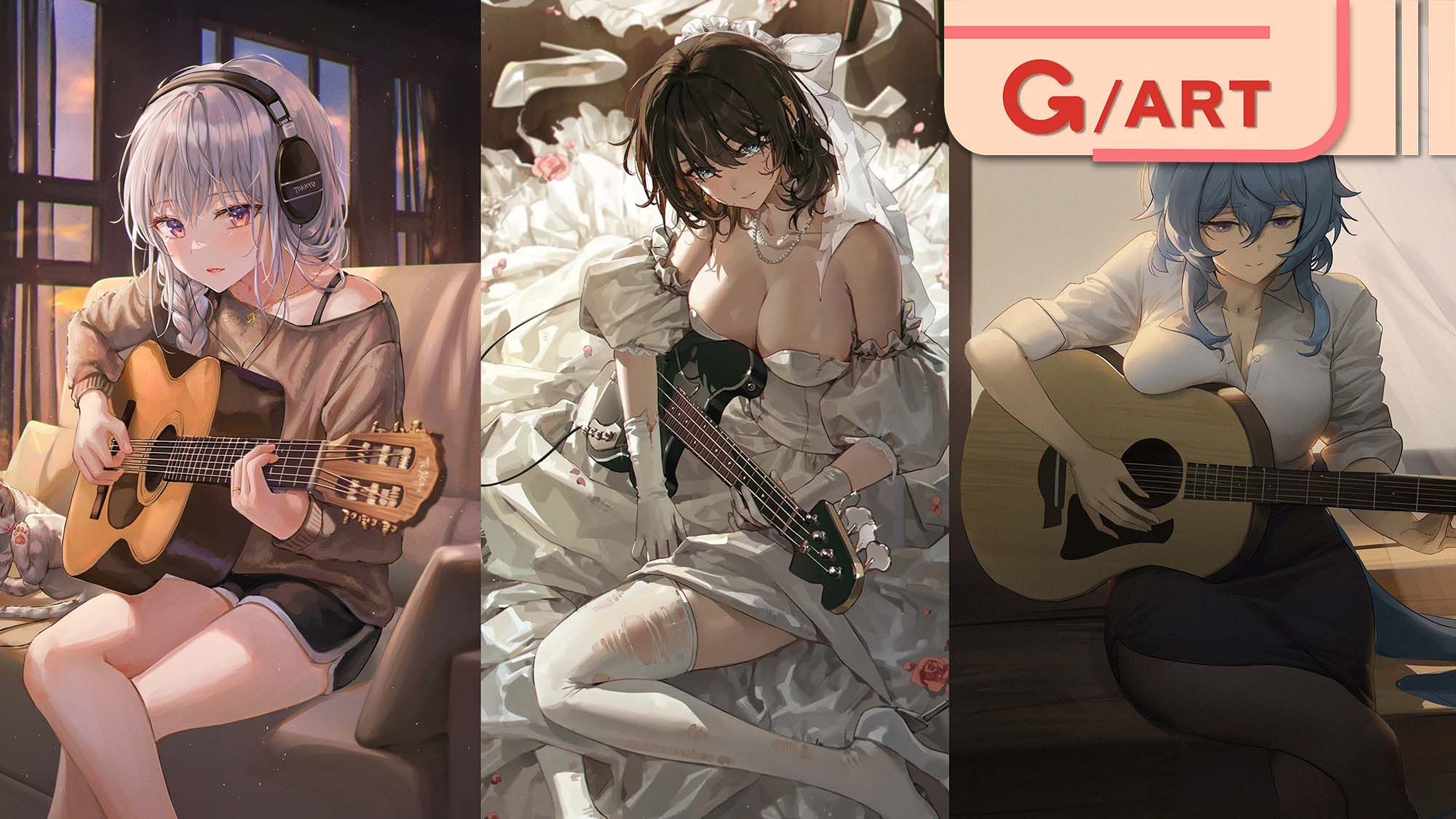 Vì ai cũng cần desktop ấn tượng, mời tải bộ hình nền đàn guitar ngày hạ