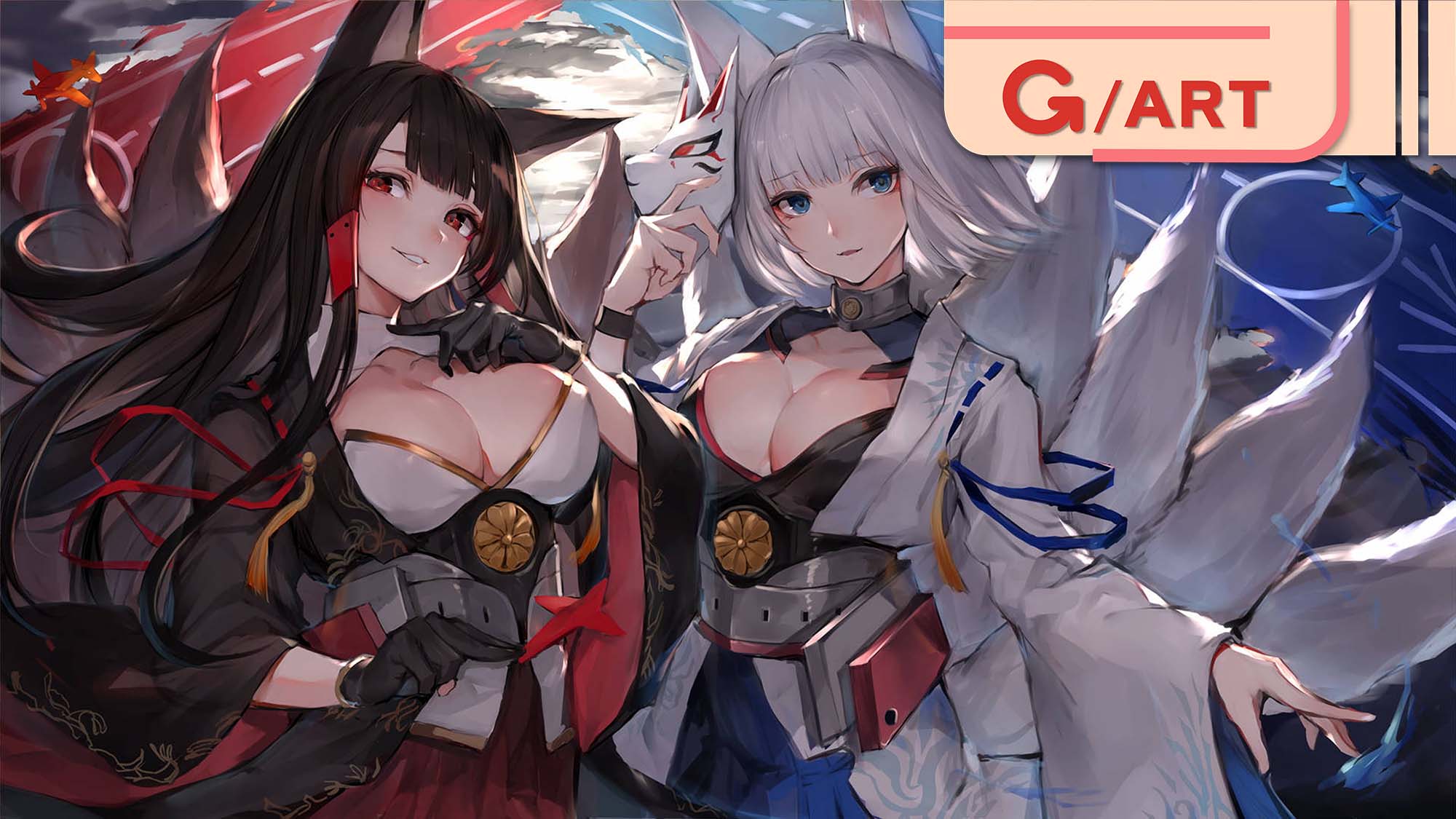 Vì ai cũng cần desktop ấn tượng, mời tải bộ hình nền hồ ly phong cách anime (P.2)