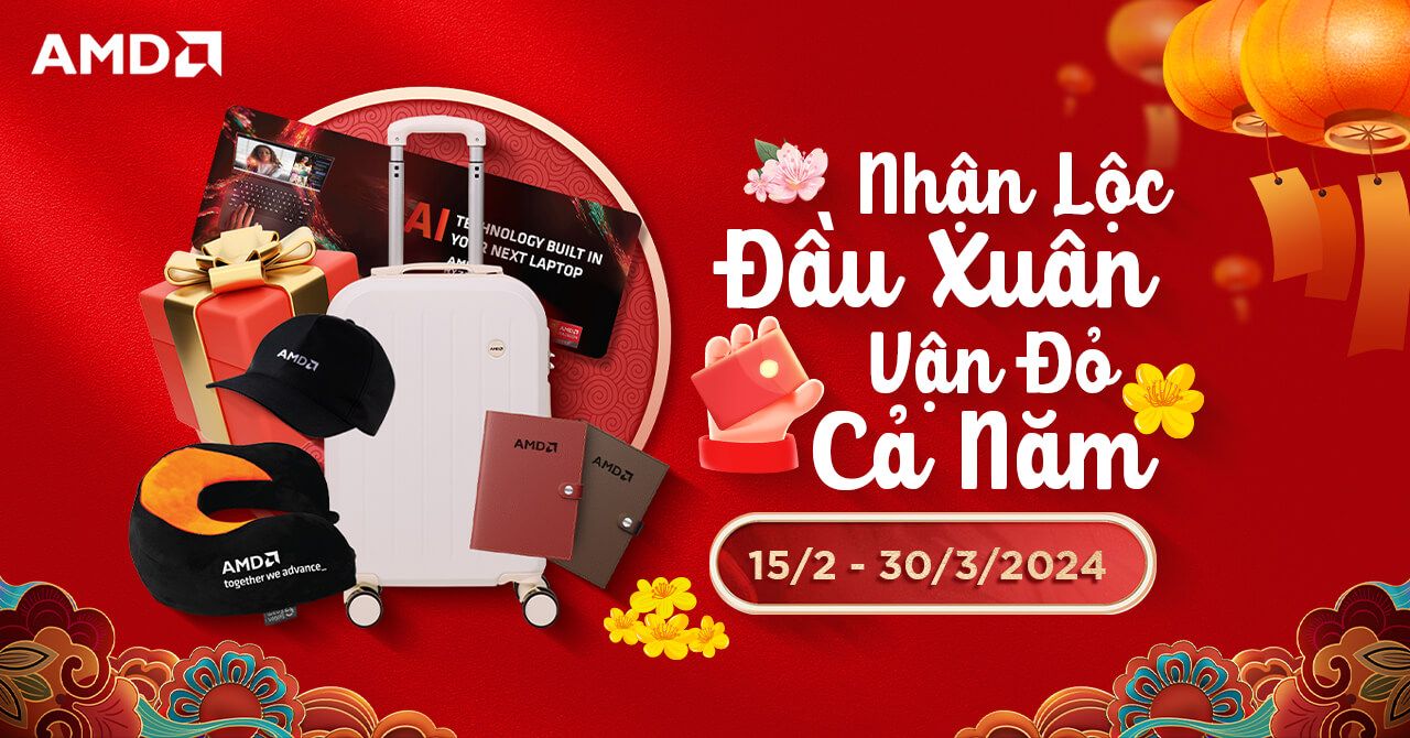 NHẬN LỘC ĐẦU XUÂN - VẬN ĐỎ CẢ NĂM