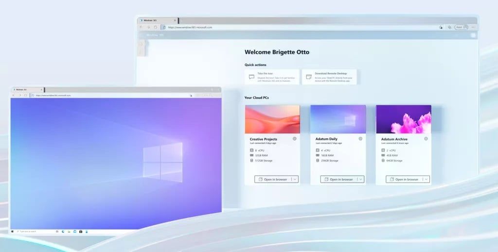 Microsoft công bố hệ điều hành đám mây Windows 365