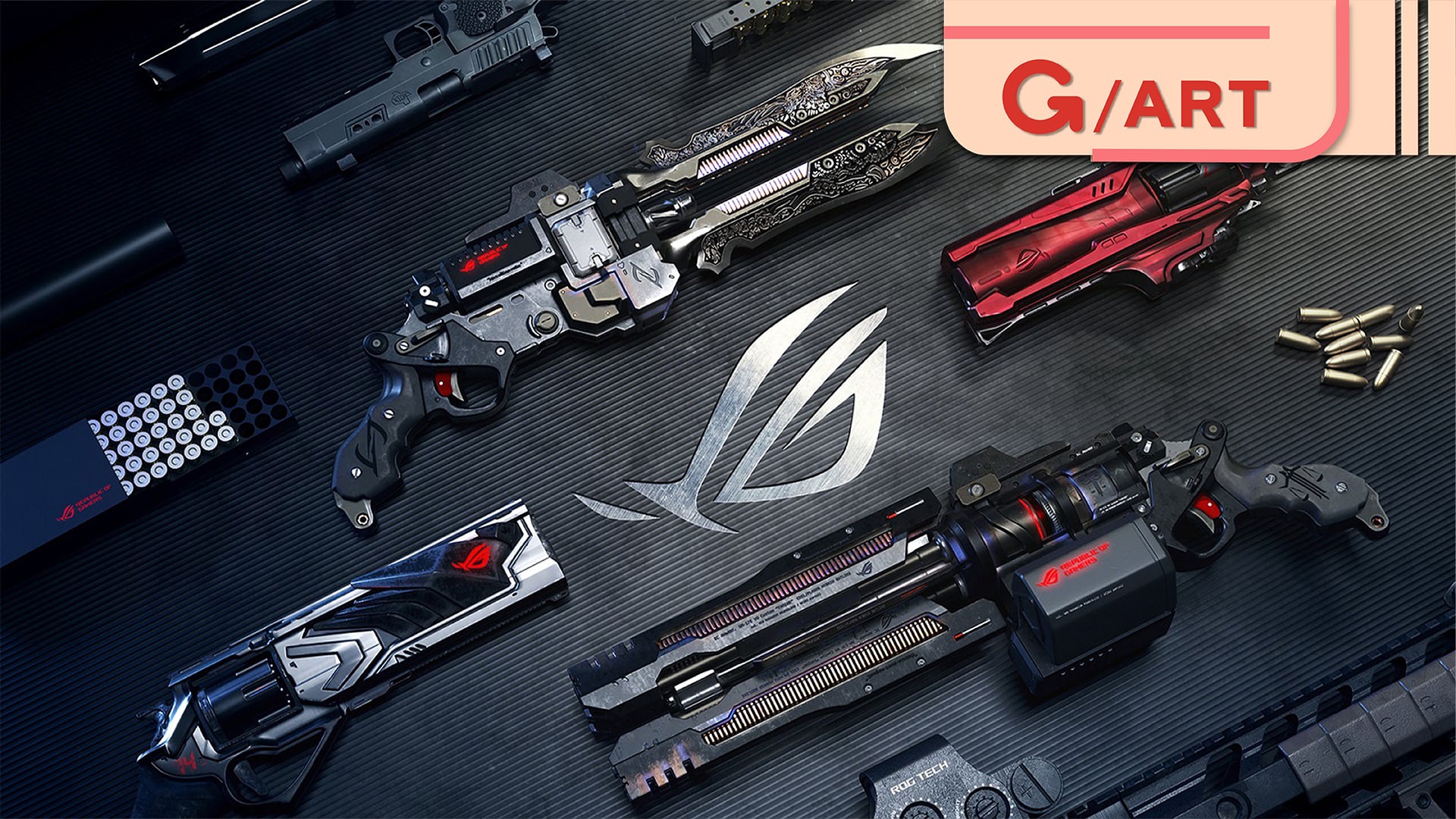Đã là fan thì desktop phải ngầu, mời anh em tải bộ sưu tập hình nền ASUS Republic of Gamers chính chủ cực đẹp