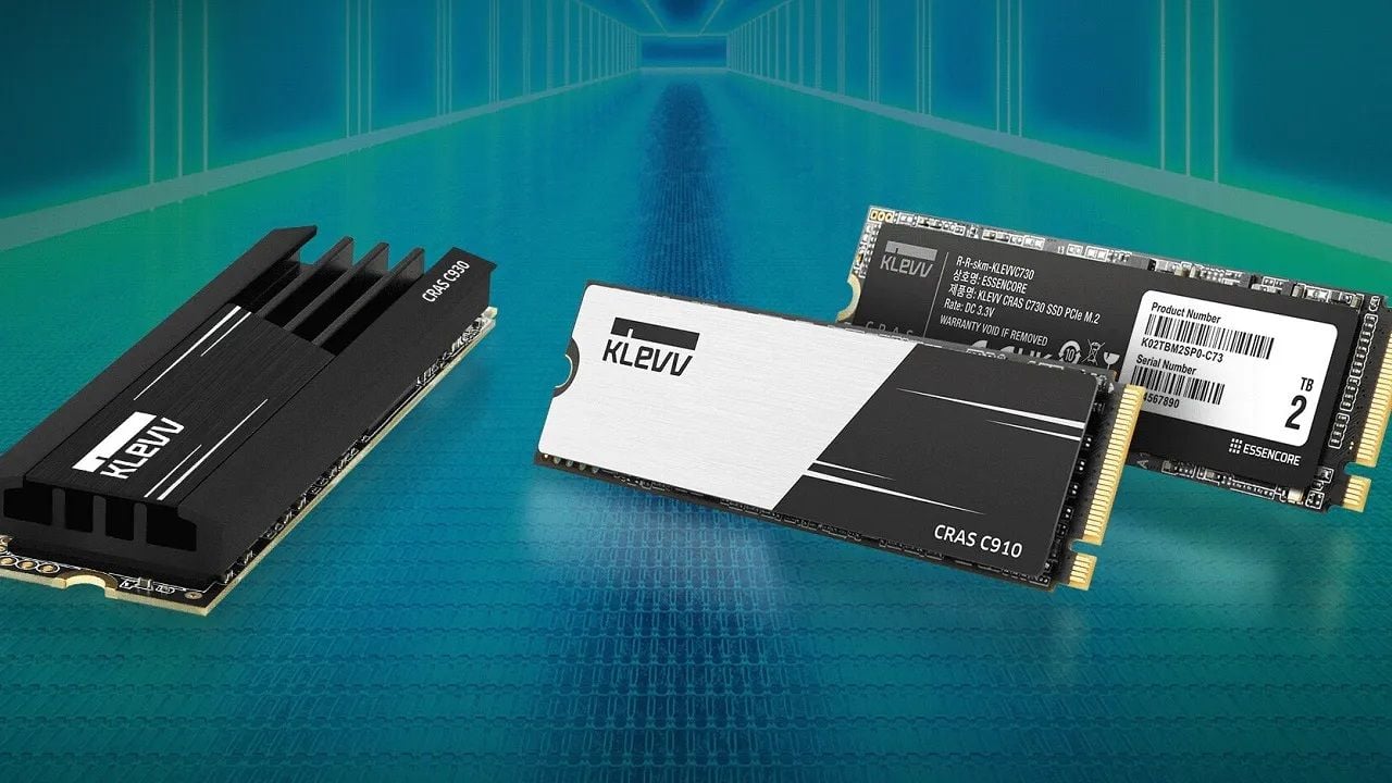 KLEVV giới thiệu 3 ổ cứng SSD M.2 NVMe với hiệu năng vượt trội, dẫn đầu là CRAS C930